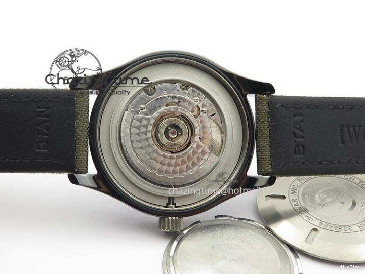 MIROTIME 0304 SunProtective MARK XVII IW324702 Real Ceramic MK Best Edition Green Dial On Green Nylon Strap A 7288